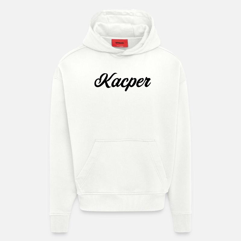 Kacper Polnisch Vorname Geschenk  - Hoodie- made by SPREAD  - OFF WHITE