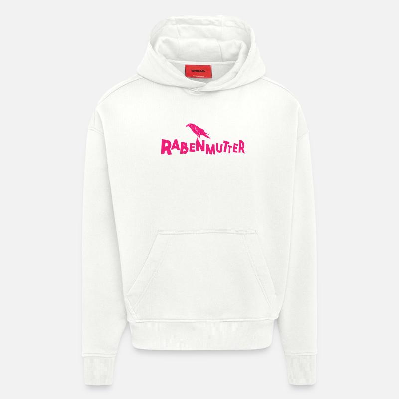 Rabenmutter - Mutter - Mama - Mami - Rabe - Hoodie- made by SPREAD  - OFF WHITE