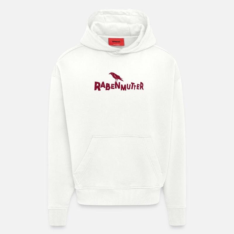 Rabenmutter - Mutter - Mama - Mami - Rabe - Hoodie- made by SPREAD  - OFF WHITE