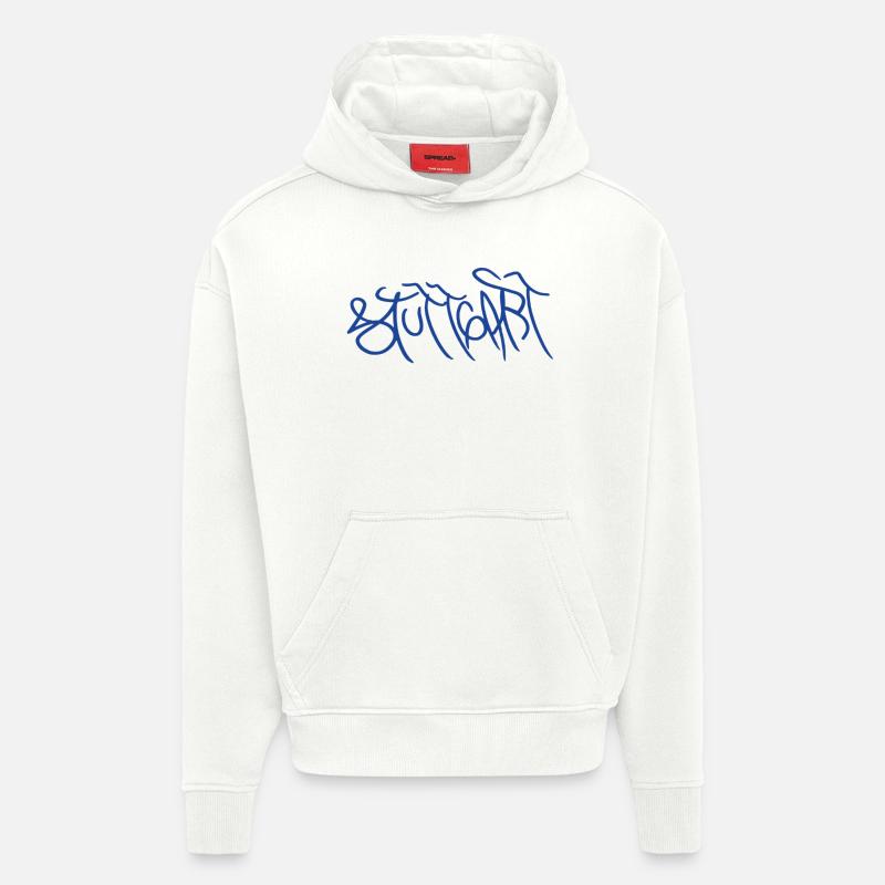 Stuttgart im Graffiti-Stil - Hoodie- made by SPREAD  - OFF WHITE