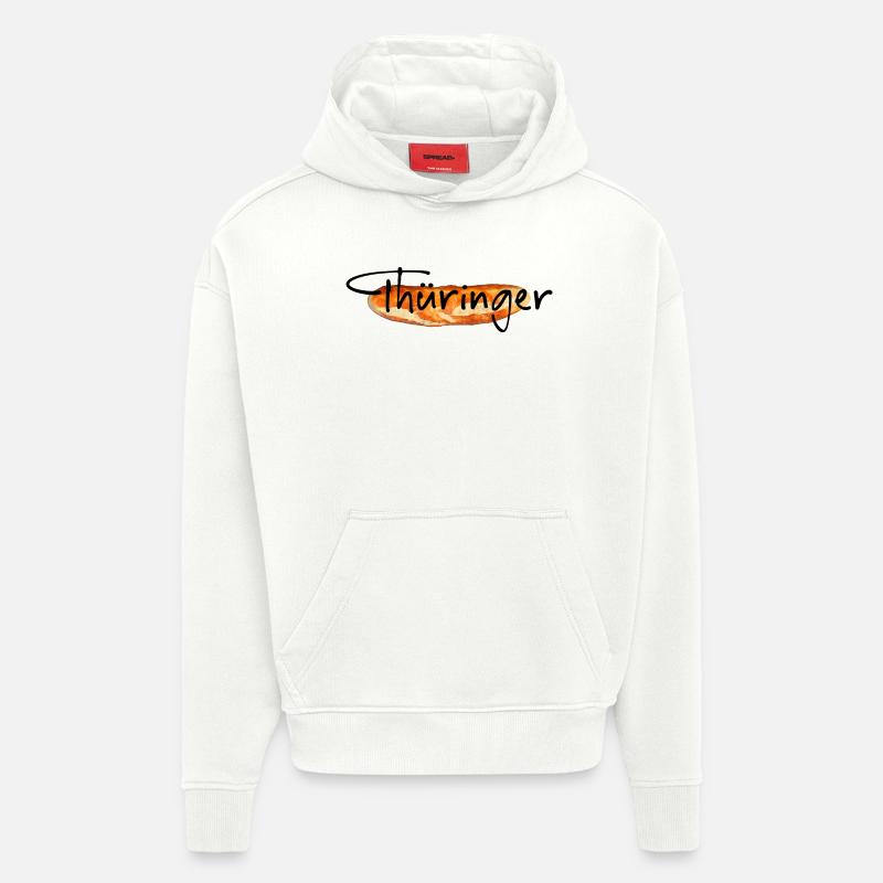 Thüringen Bratwurst - Hoodie- made by SPREAD  - OFF WHITE