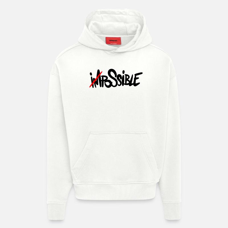 possible Everything is possible - Hoodie- made by SPREAD  - OFF WHITE