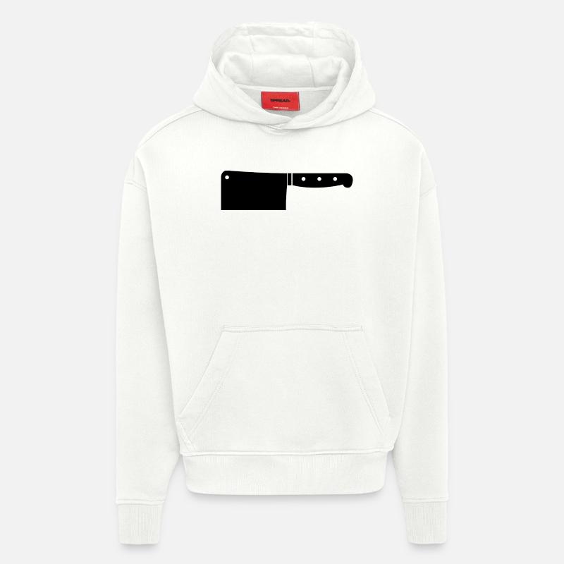 Fleischbeil - Hoodie- made by SPREAD  - OFF WHITE