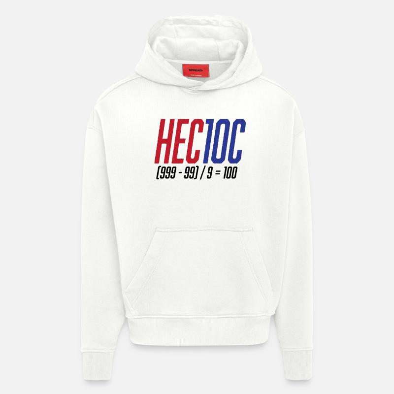 Hectoc Mental Arithmetic Game, Math - Hoodie- made by SPREAD  - OFF WHITE