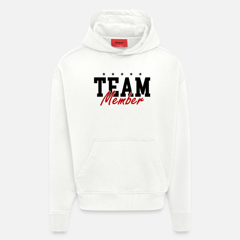 Équipier - Sweat à capuche bio épais oversize fabriqué en UE - OFF WHITE