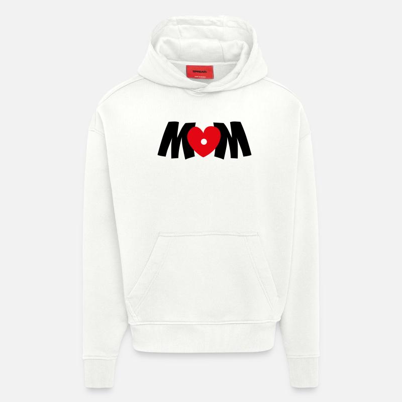 Mama Herz - Hoodie- made by SPREAD  - OFF WHITE