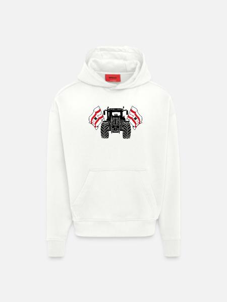 Drenthe_Tractor_Pride - Hoodie- made by SPREAD - OFF WHITE