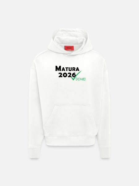 Matura 2026 Done - Hoodie- made by SPREAD - OFF WHITE