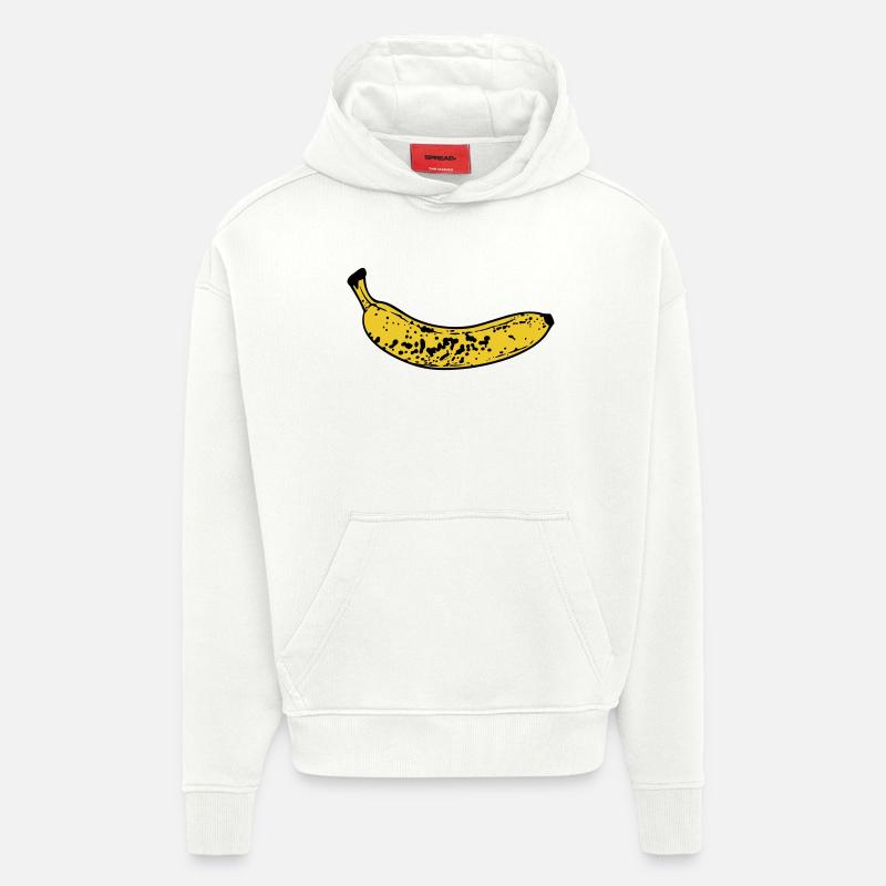 banana - Hoodie- made by SPREAD  - OFF WHITE