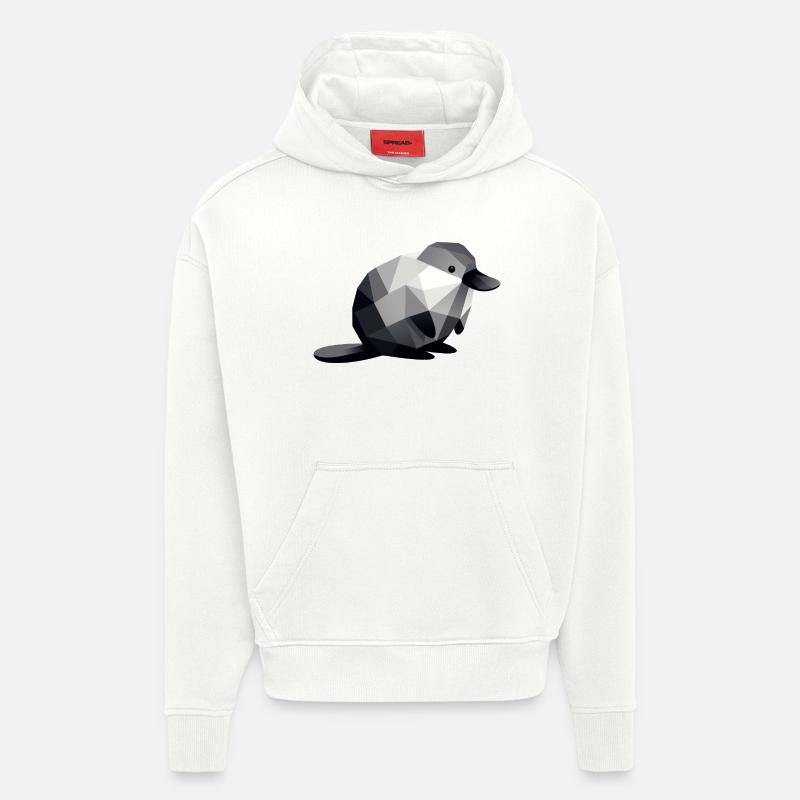 platypus - Hoodie- made by SPREAD  - OFF WHITE