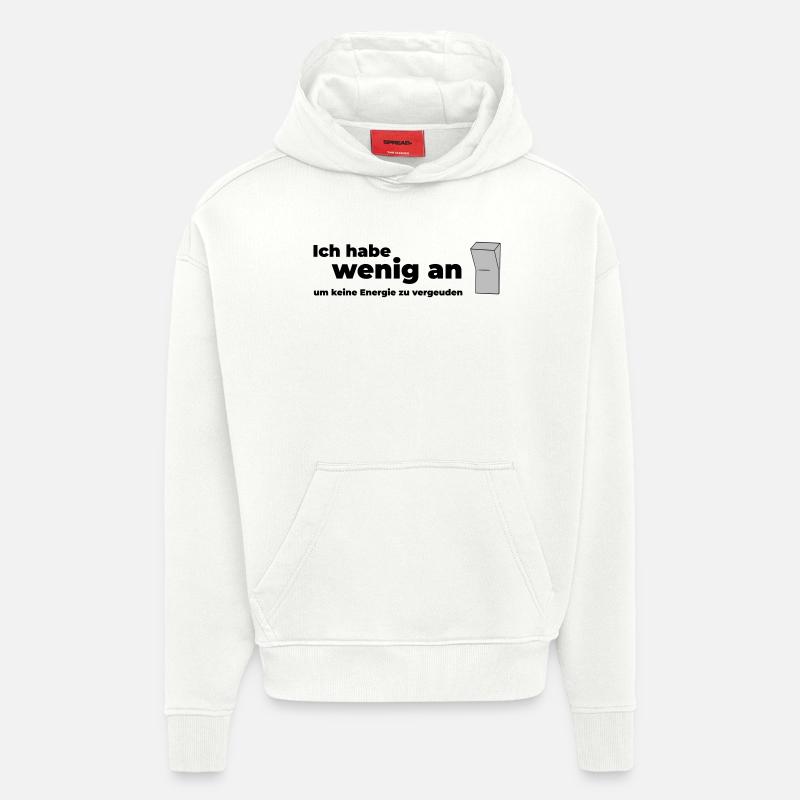 WENIG AN - Hoodie- made by SPREAD  - OFF WHITE