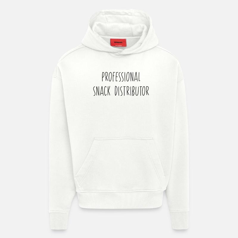Le monde de maman - Sweat à capuche bio épais oversize fabriqué en UE - OFF WHITE