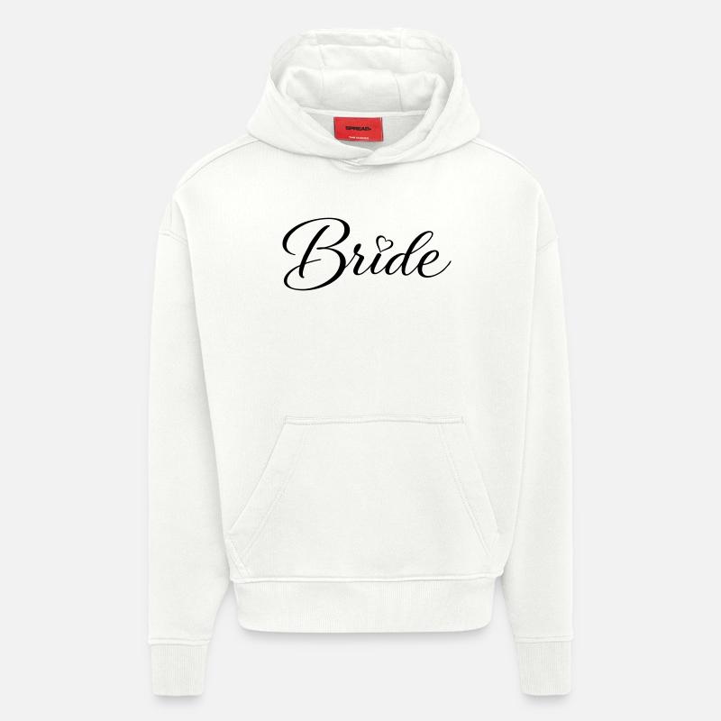 Mariée - Sweat à capuche bio épais oversize fabriqué en UE - OFF WHITE