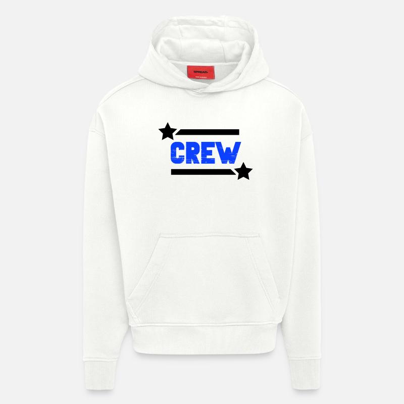 crew_-2- - Sweat à capuche bio épais oversize fabriqué en UE - OFF WHITE