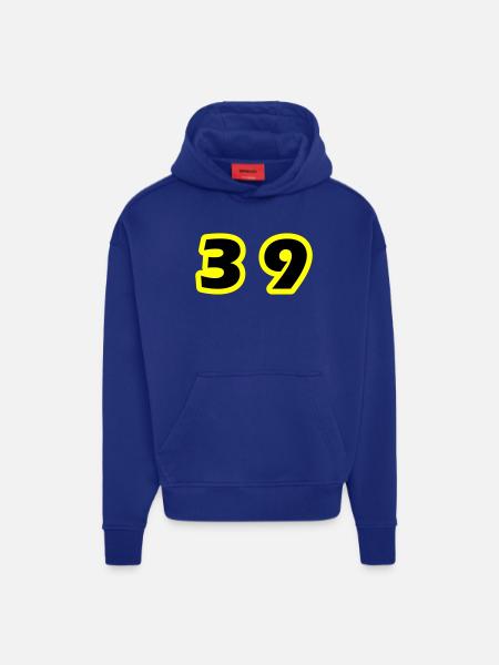 39 Number Symbol - Hoodie- made by SPREAD  - OFF WHITE