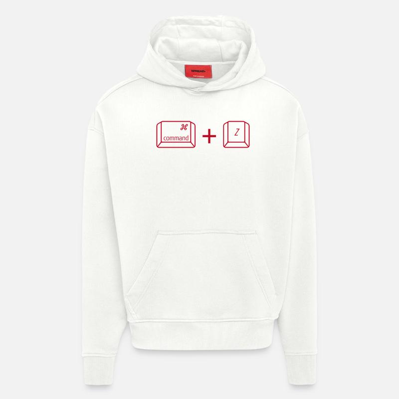 Command + Z - Hoodie- made by SPREAD  - OFF WHITE