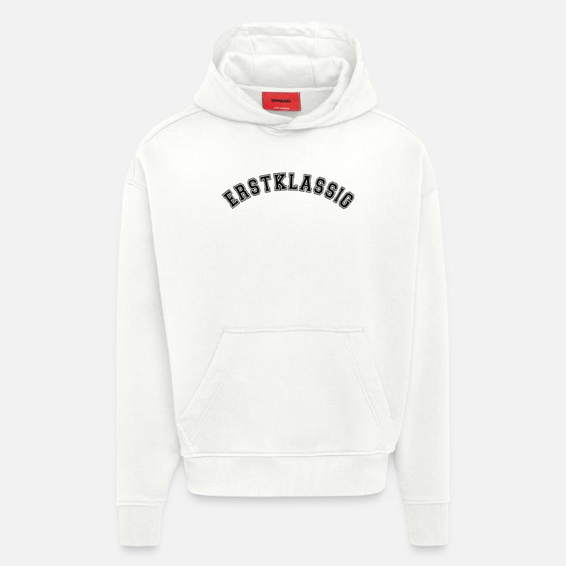 Erstklassig Einschulung, Schulstart, schulkind - Hoodie- made by SPREAD  - OFF WHITE