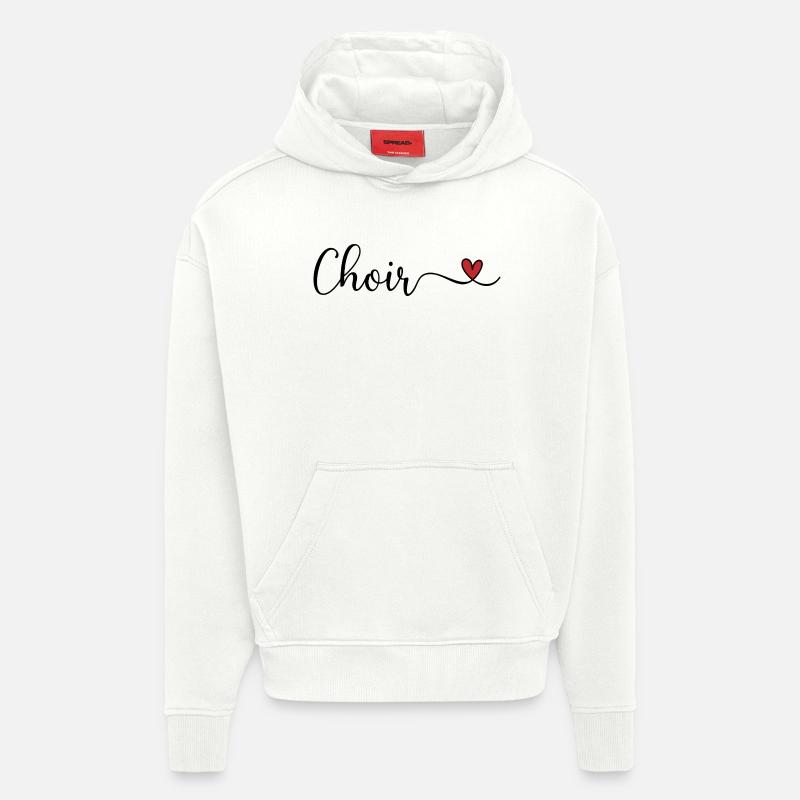 Chor - Hoodie- made by SPREAD  - OFF WHITE