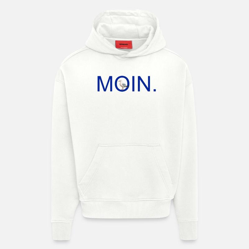 MOIN. mit Möve - Hoodie- made by SPREAD  - OFF WHITE