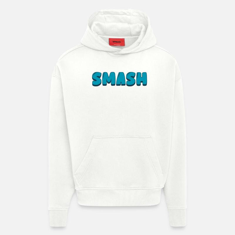 Briser - Sweat à capuche bio épais oversize fabriqué en UE - OFF WHITE