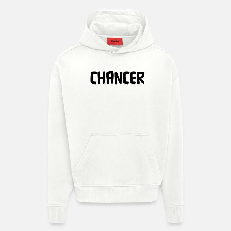 Chancer - Sweat à capuche bio épais oversize fabriqué en UE - OFF WHITE