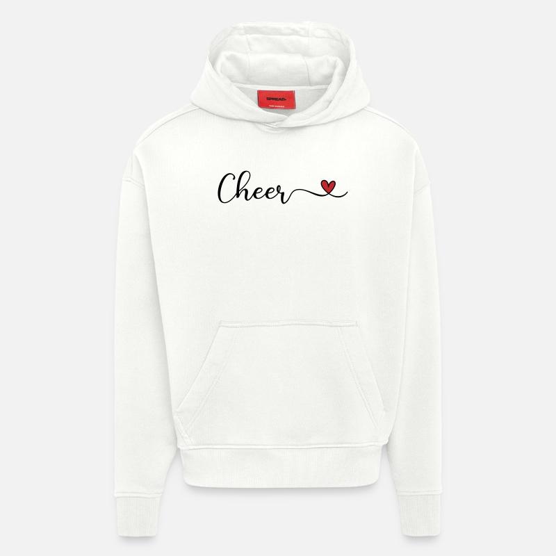 Acclamer - Sweat à capuche bio épais oversize fabriqué en UE - OFF WHITE