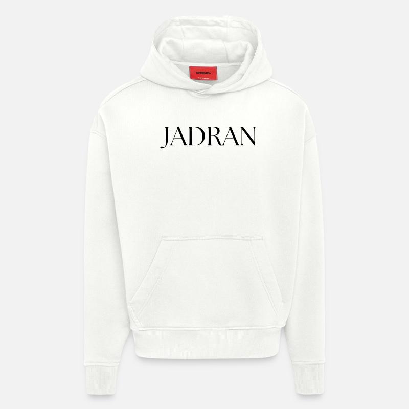 JADRAN_-1- - Hoodie- made by SPREAD  - OFF WHITE