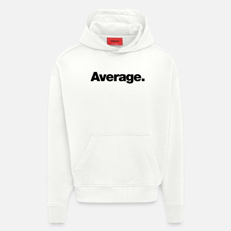 Durchschnitt - Hoodie- made by SPREAD  - OFF WHITE