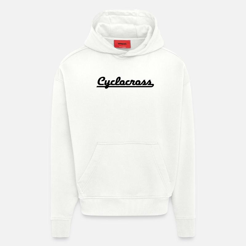 2541614 15137148 cyclocross - Sweat à capuche bio épais oversize fabriqué en UE - OFF WHITE