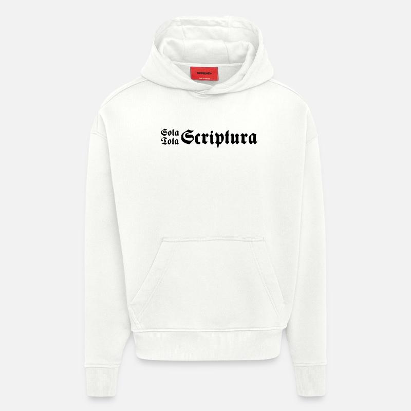 Sola Tota Scriptura Schwarz - Hoodie- made by SPREAD - OFF WHITE