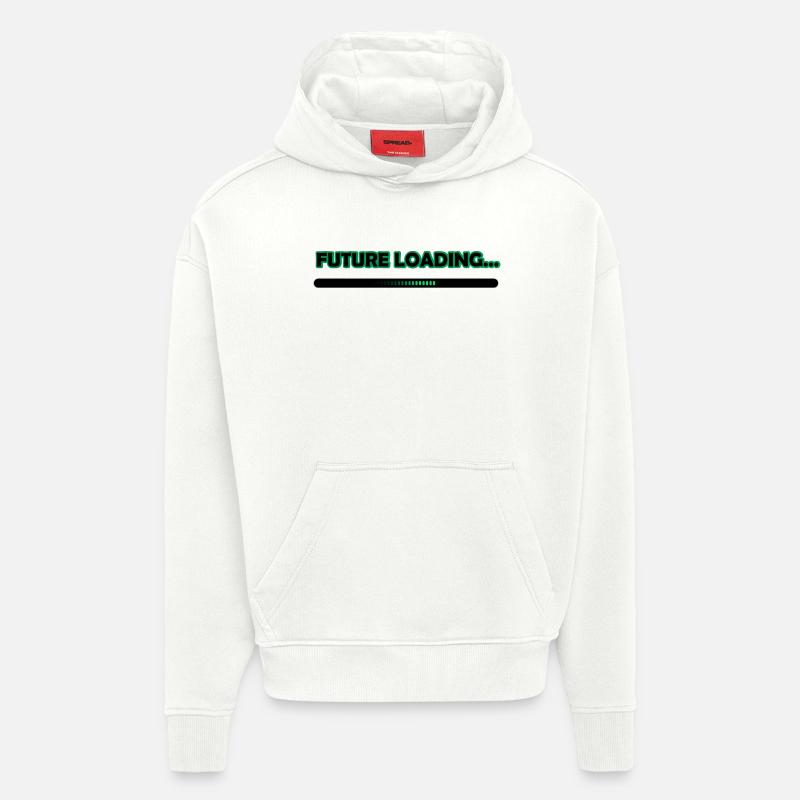 Future Loading Progress Tee - Hoodie- made by SPREAD  - OFF WHITE