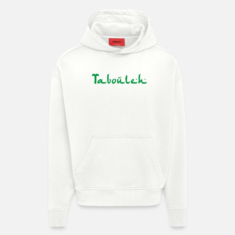 Tabbouleh Tabbouleh - Hoodie- made by SPREAD - OFF WHITE