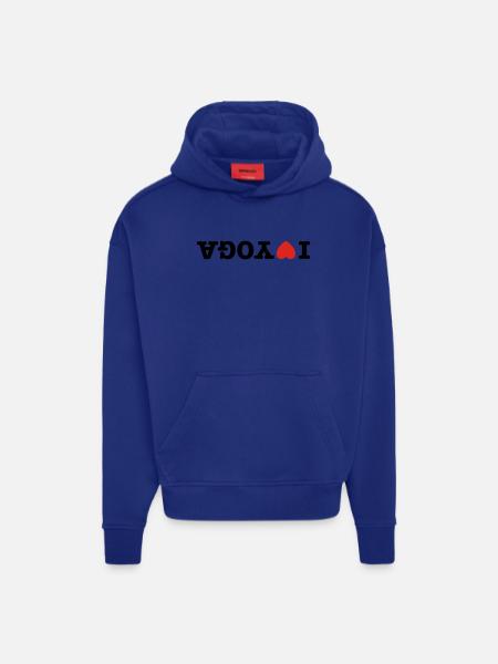 I love yoga - Hoodie- made by SPREAD - OFF WHITE