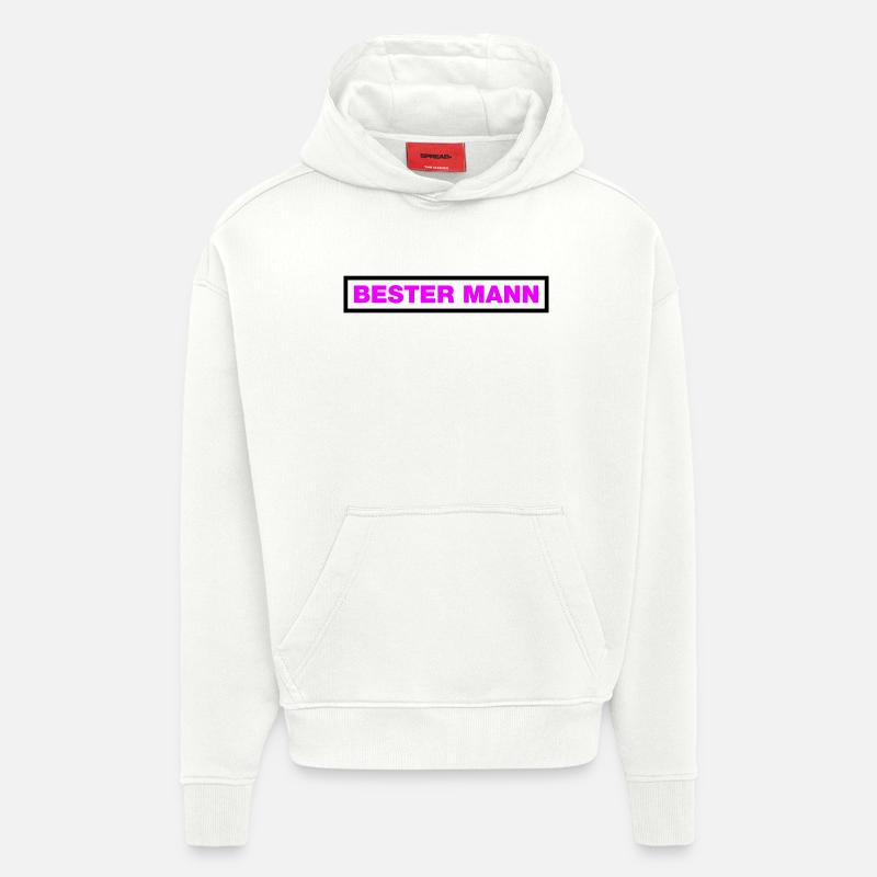 Bester Mann - Hoodie- made by SPREAD - OFF WHITE