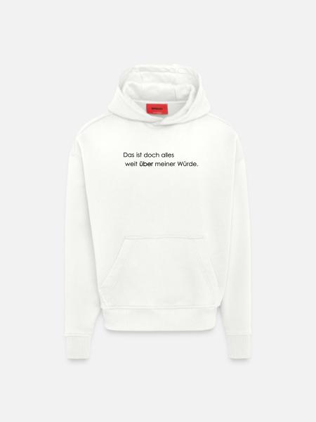 far beyond my dignity - Hoodie- made by SPREAD - OFF WHITE