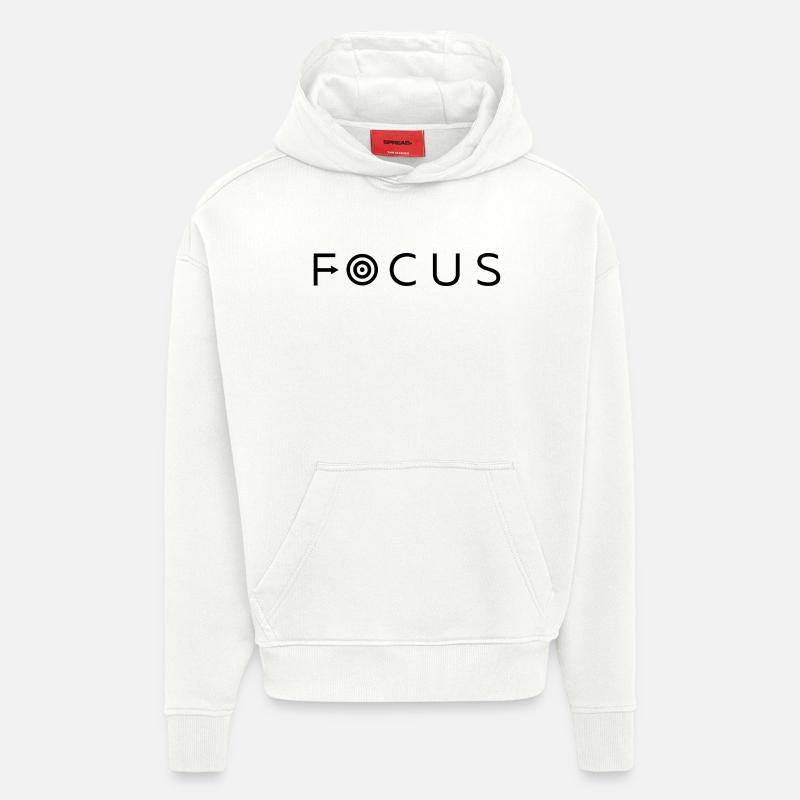 Foyer - Sweat à capuche bio épais oversize fabriqué en UE - OFF WHITE