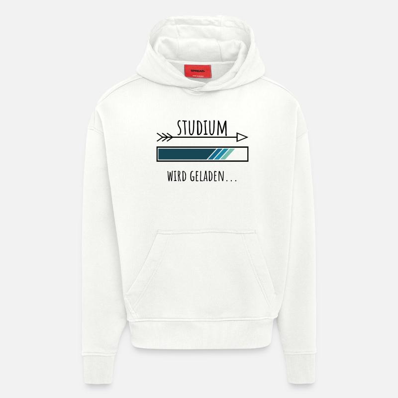 Studium Personalisierter Beruf Jungs - Hoodie- made by SPREAD  - OFF WHITE