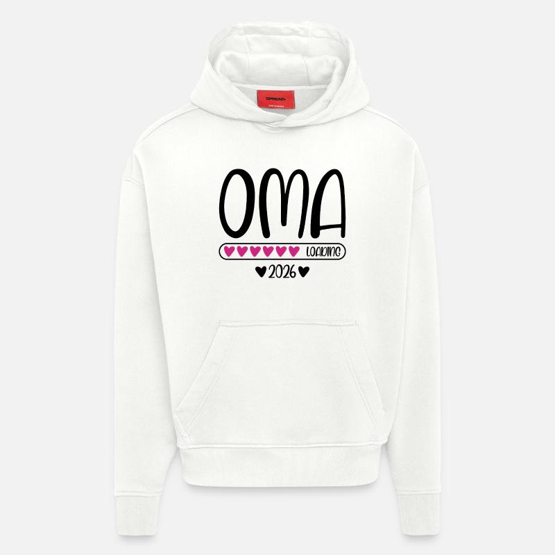 Oma 2026 loading - Hoodie- made by SPREAD  - OFF WHITE