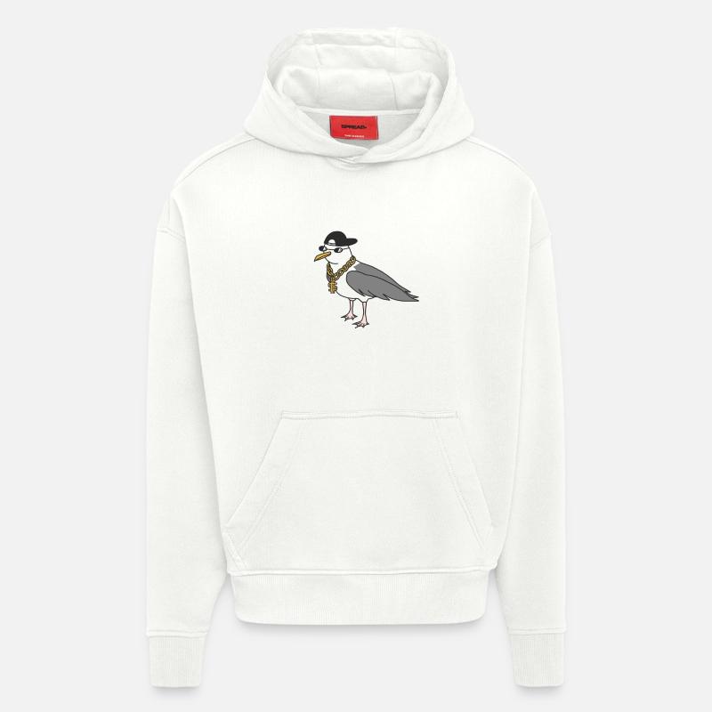 Rapper Seemöwe - Hoodie- made by SPREAD  - OFF WHITE