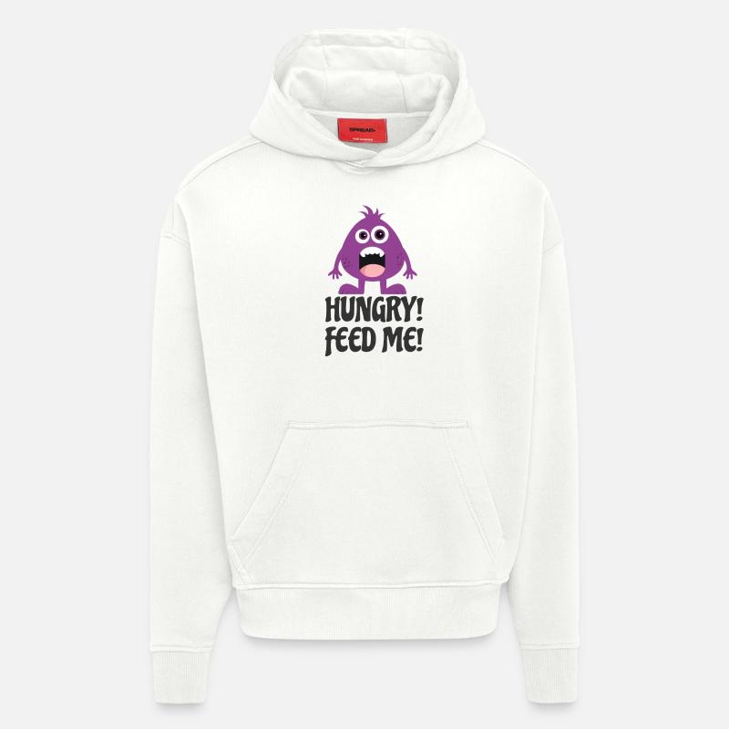 faim - Sweat à capuche bio épais oversize fabriqué en UE - OFF WHITE