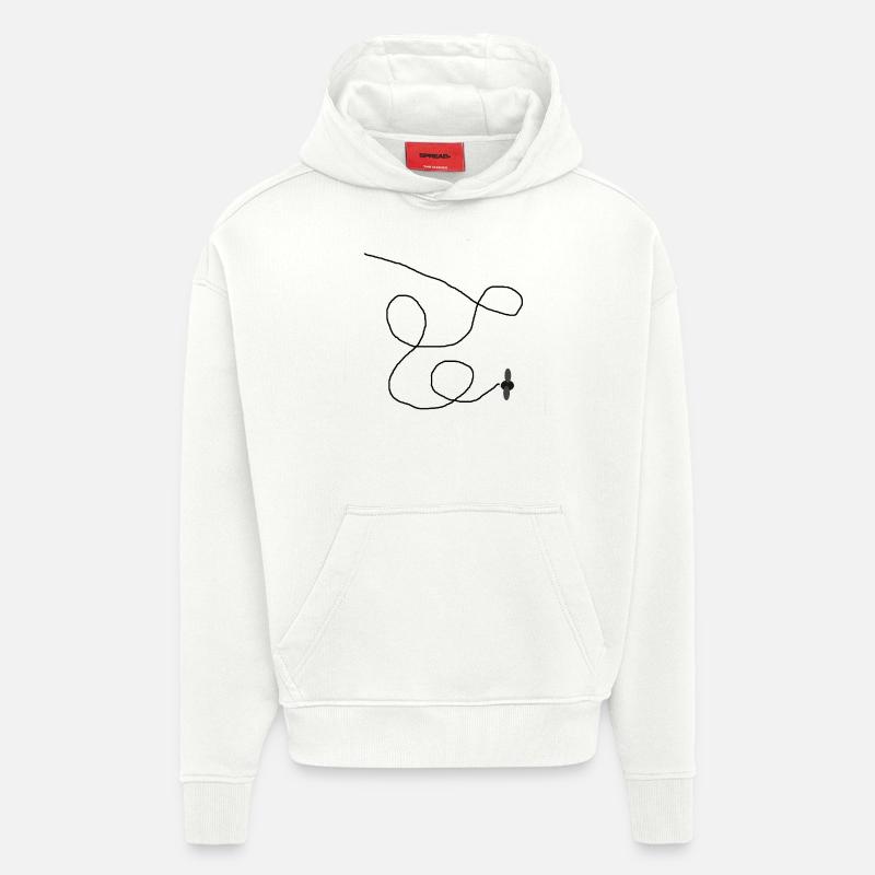 Bow tie pattern - Hoodie- made by SPREAD  - OFF WHITE