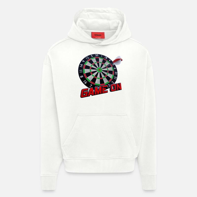Dartscheibe - Bullseye - Game on - Hoodie- made by SPREAD  - OFF WHITE