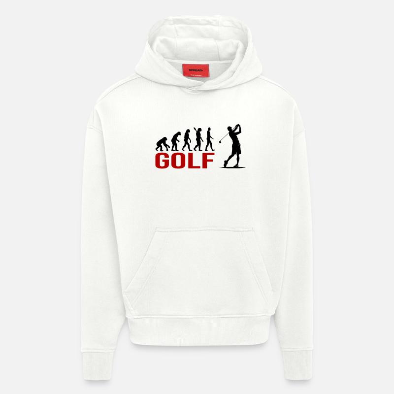 Evolution Golfsport - Hoodie- made by SPREAD  - OFF WHITE