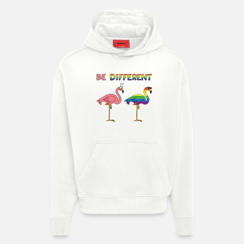 differ - Hoodie- made by SPREAD  - OFF WHITE