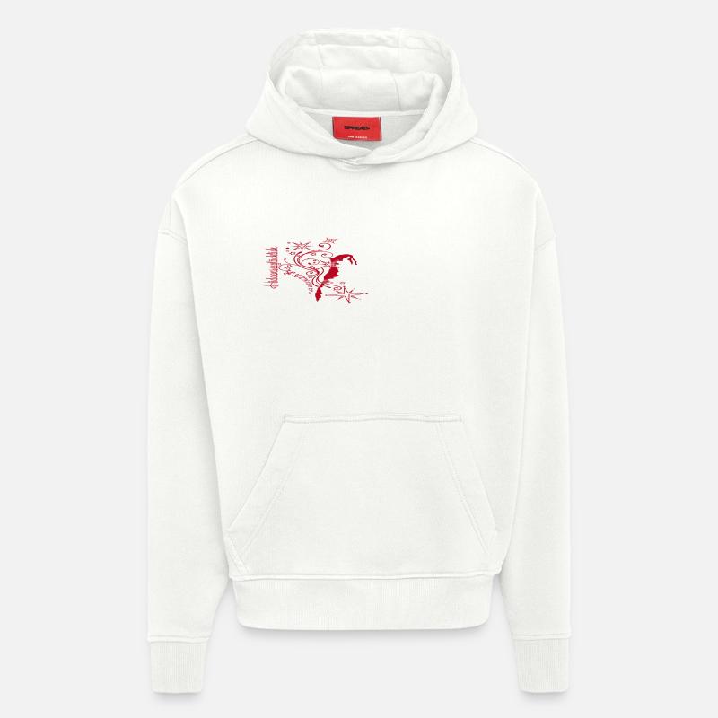 Hiddenseeglücklich logo - Hoodie- made by SPREAD  - OFF WHITE