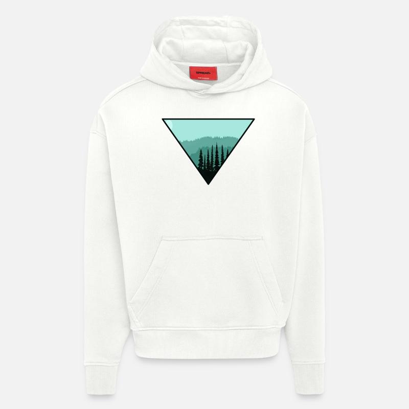 Baum Wald Dreieck Geschenk - Hoodie- made by SPREAD - OFF WHITE
