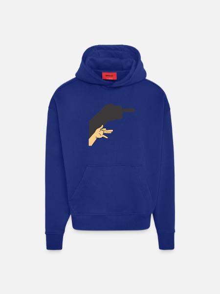 Schatten eines Hundes oder nicht - Hoodie- made by SPREAD  - OFF WHITE
