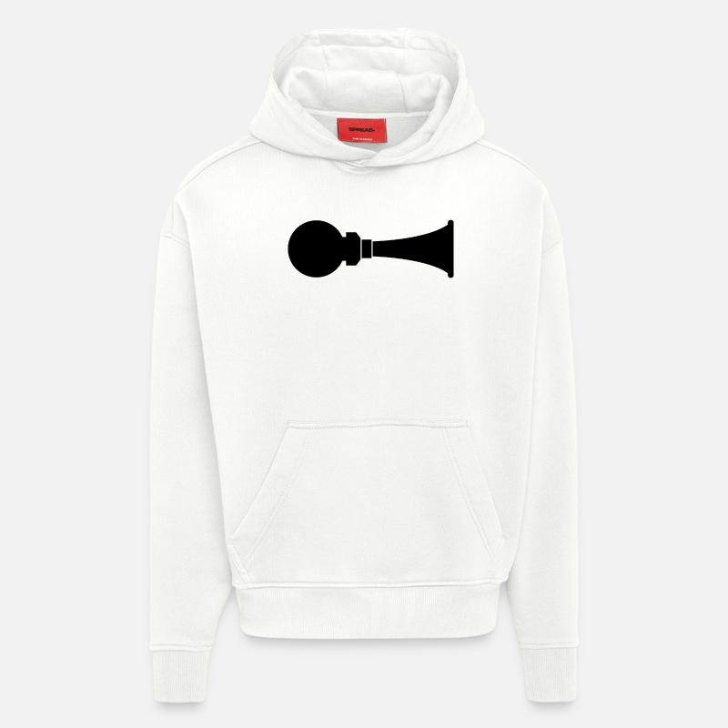 Car Horn - Hoodie- made by SPREAD  - OFF WHITE