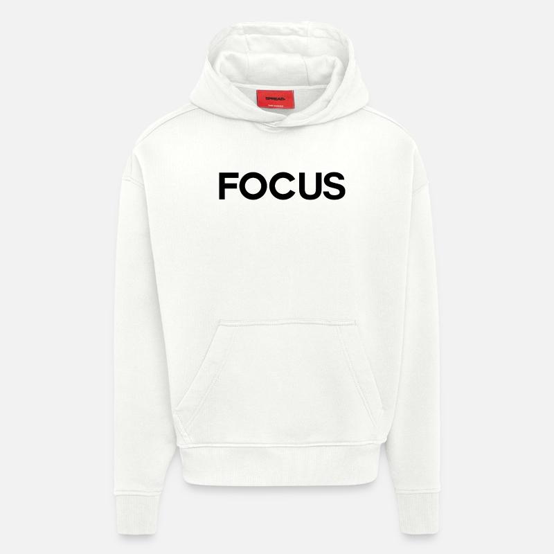 foyer - Sweat à capuche bio épais oversize fabriqué en UE - OFF WHITE
