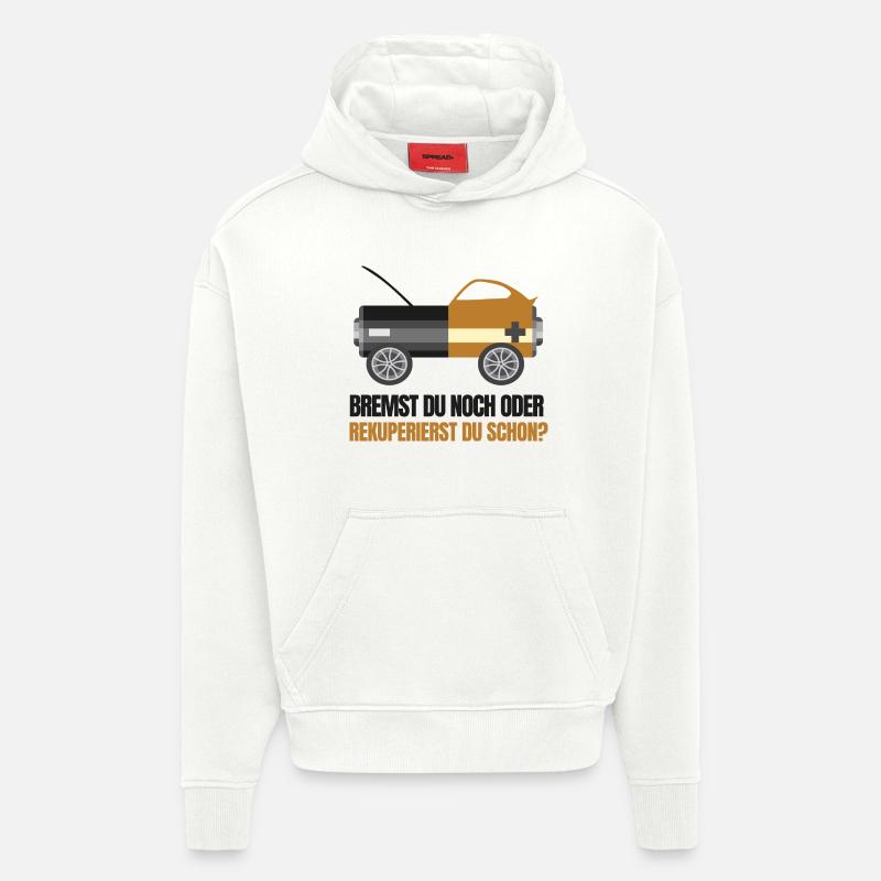 E-Autofahrer - Hoodie- made by SPREAD - OFF WHITE